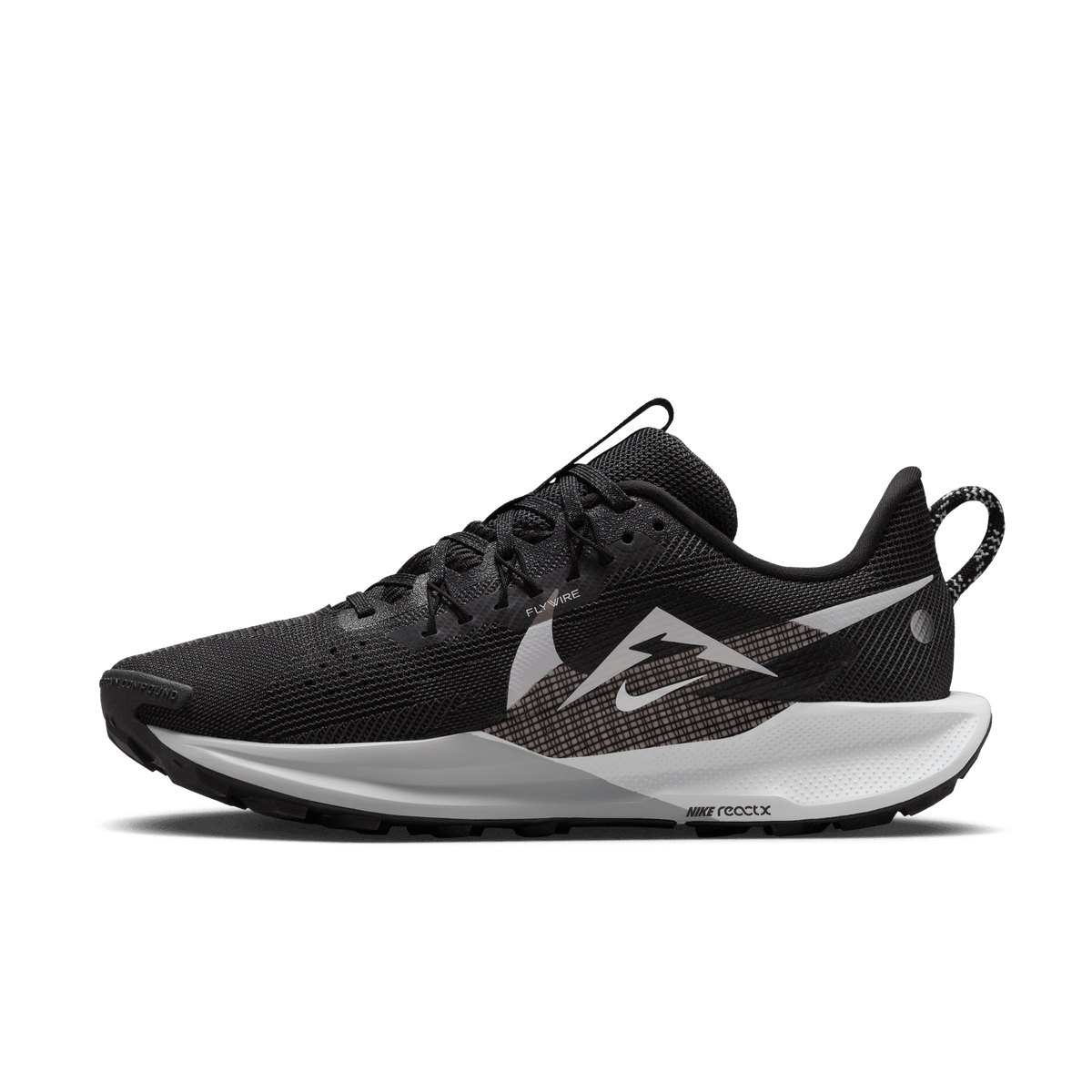 Women’s React Pegasus Trail 5 (001 - Black/White-Anthracite-Wolf Grey)