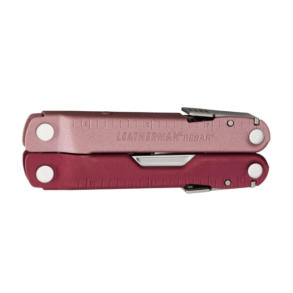 Leatherman Rebar Heathered Cranberry Pliers Multi-tool