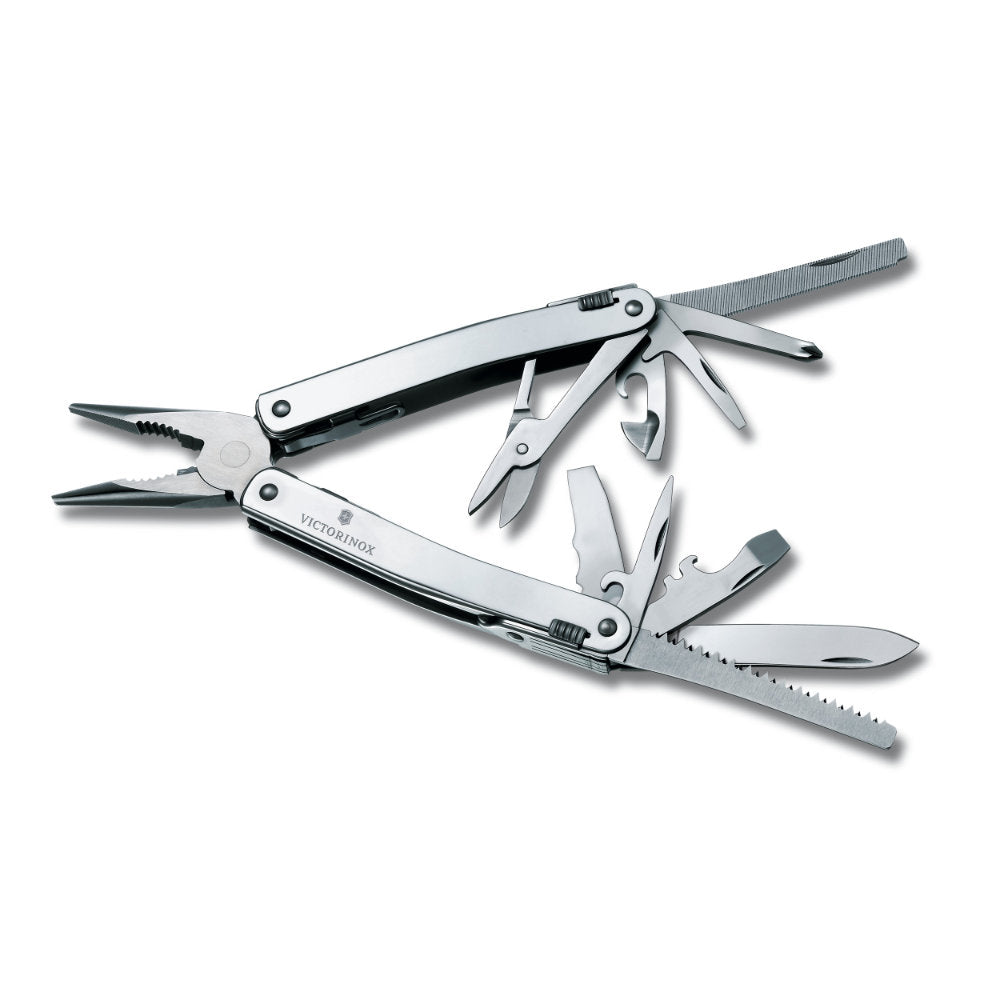 Victorinox SwissTool Spirit Plus Pointed Multi-tool with Leather Box Pouch